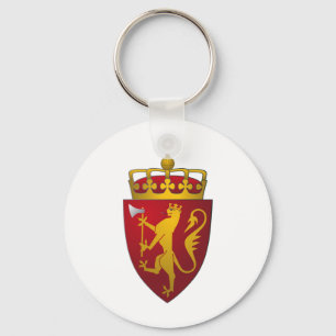 Porte-clés Manteau des bras norvégien