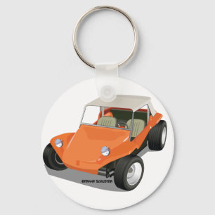 Porte-clés Manx orange uniquement