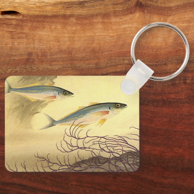 Porte-clés Maquereau Poisson nager dans l'océan (Recto)