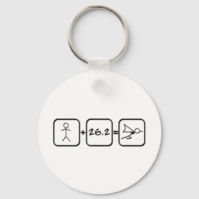 Porte-clés Marathon Superhero (Recto)