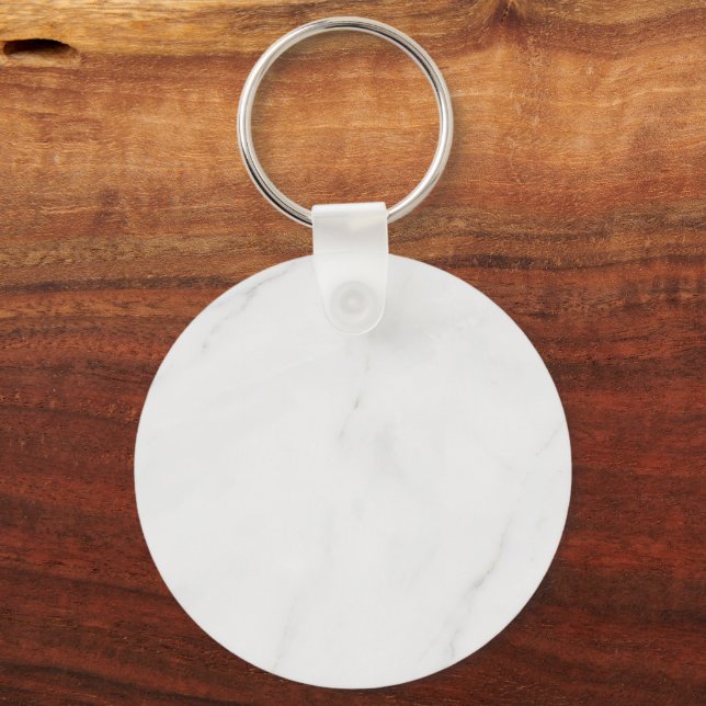 Porte-clés Marbre blanc  (Recto)