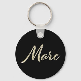 Porte-clés Marc Whitegold Button