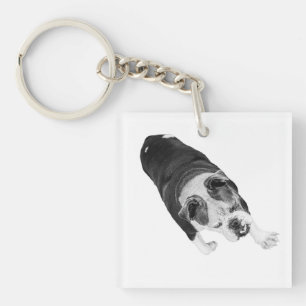 Porte-clés Marche d'action Chien Encourage Chaque Trajet de V