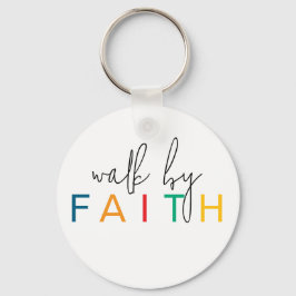 Porte-clés Marcher Par La Foi