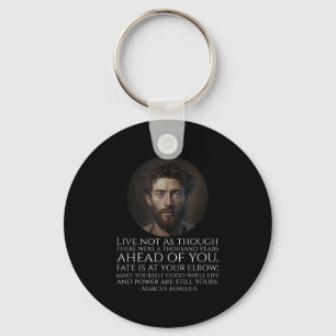 Porte-clés Marcus Aurelius Stoicism - Philosophie stoïque rom