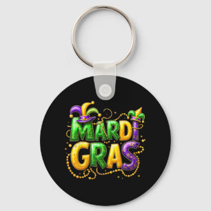 Porte-clés Mardi Gras 2025 - Vêtements Pour Hommes Femmes