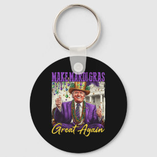 Porte-clés Mardi Gras Donald Trump Mardi Gras Américain