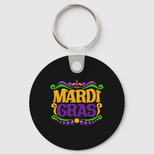 Porte-clés Mardi Gras Masque Costume Funny Sur Festival Mardi