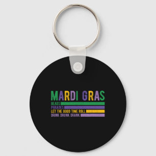 Porte-clés Mardi Gras Paradase Carnival Gras Mardi Louisiane