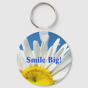 Porte-clés Marguerite Sourire Grand! Fleur de marg