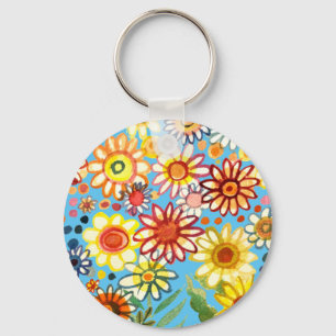 Porte-clés Marguerites