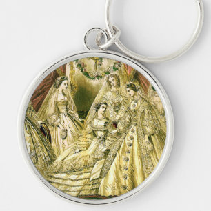 Porte-clés Mariage Antique de la Mariée