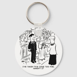 Porte-clés Mariage - Bridegroom Practical Joke Cartoon