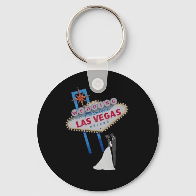 Porte-clés Mariage Dans Fabulous Las Vegas Porte - clé (Recto)