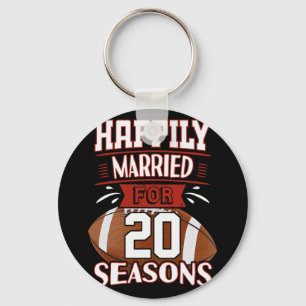 Porte-clés Mariage de 20 ans - 20e anniversaire Idée cadeau T