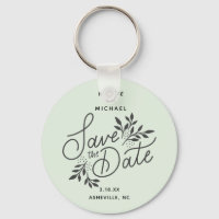 Mariage Enregistrer la date Calligraphie Botanique