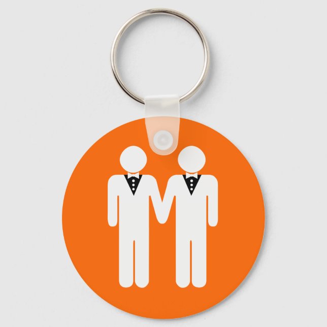 PORTE-CLÉS MARIAGE GAY TOPPER (Recto)