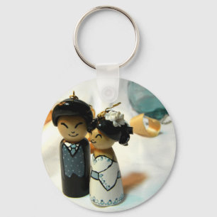 Porte-clés Mariage I de Kokeshi
