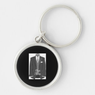 Porte-clés Mariage Tuxedo Key Ring Best Man Porte - clé