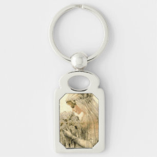 Porte-clés Mariage vintage Élégant Porte - clé de mariée