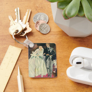 Porte-clés Mariage vintage Nouveaux mariés, Mariée heureuse e