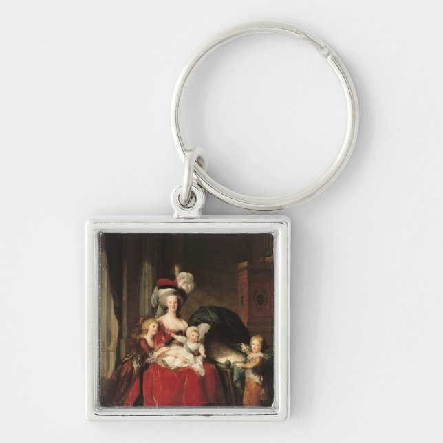 Porte-clés Marie-Antoinette et ses enfants, 1787 (Devant)