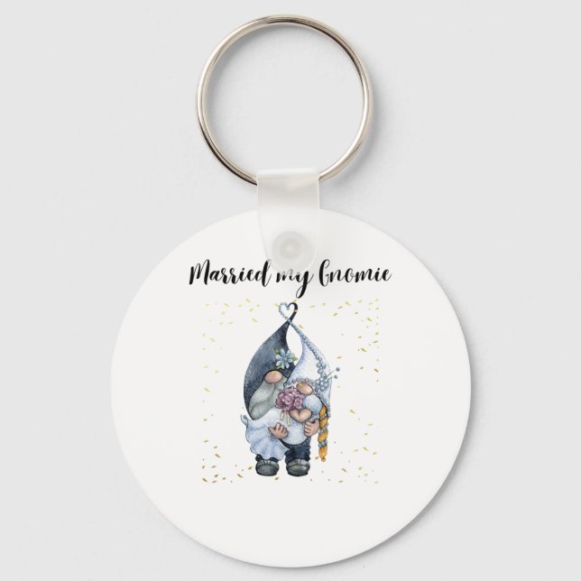 Porte-clés Marié ma Gnomie (Recto)
