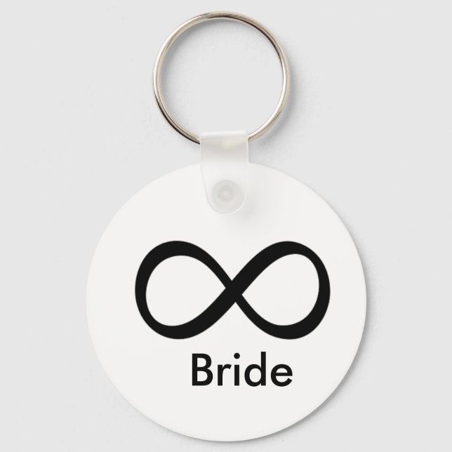 Porte-clés Mariée amour infini (Recto)