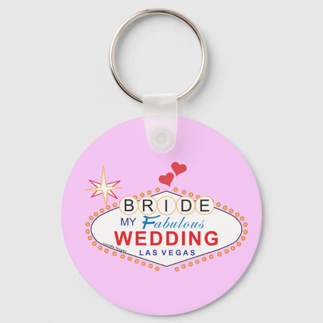 Porte-clés Mariée de Las Vegas (Recto)