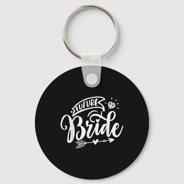 Porte-clés Mariée future (Recto)