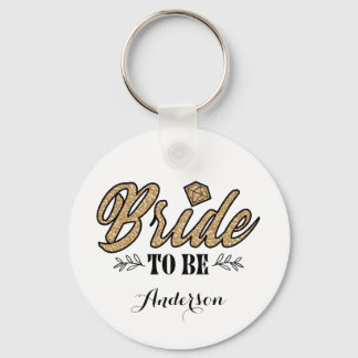 Porte-clés Mariée Porte - clé-Gold et noire