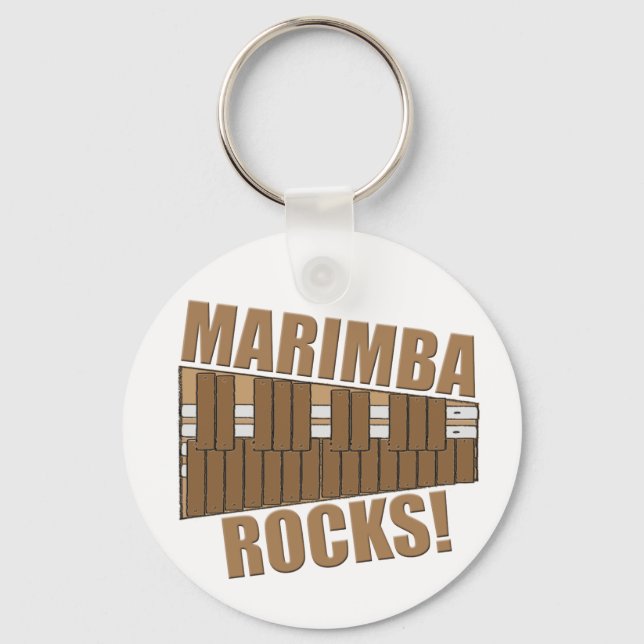 Porte-clés Marimba Rocks ! (Recto)