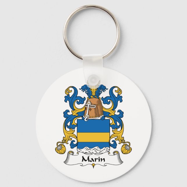 Porte-clés Marin Family Crest (Recto)