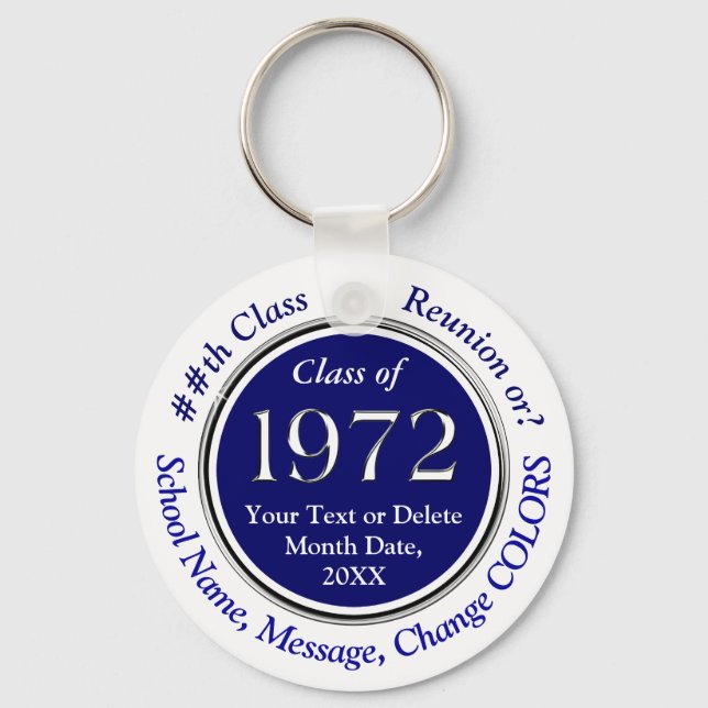 Porte-clés Marine Bleue et Blanc, Classe 72, Fête (Recto)