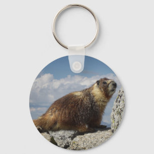 Porte-clés Marmotte à ventre jaune en Yosemite
