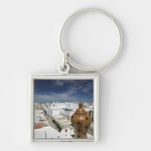 Porte-clés MAROC, Côte Atlantique, ESSAOUIRA : Vue élevée