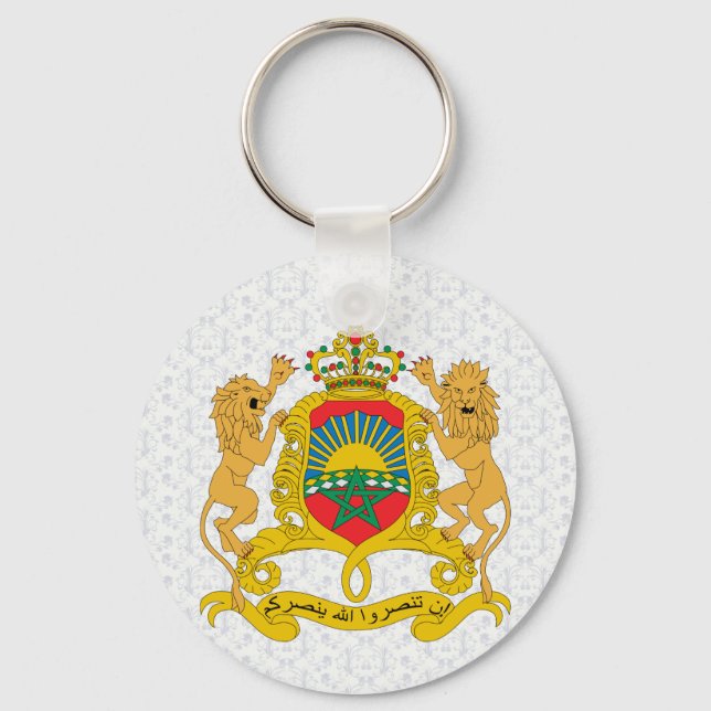 Porte-clés Maroc Détail des armoiries (Recto)