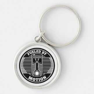 Porte-clés Marque circulaire de piston cinétique mécanique