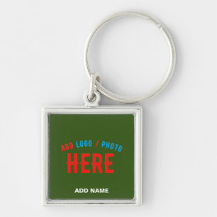 PORTE-CLÉS MARQUE MODERNE MODERNE VERTE DE FORÊT MODERNE VÉRI