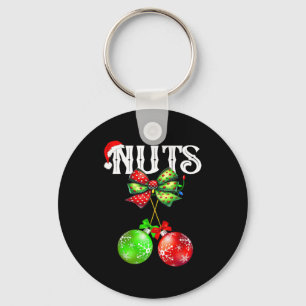 Porte-clés Marrons de poitrine drôles Noël en famille assorti