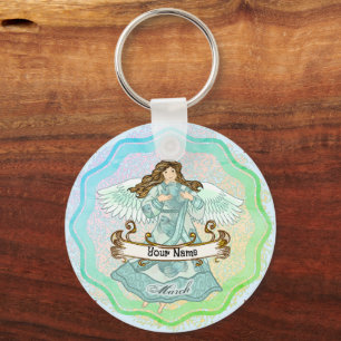 Porte-clés Mars Anniversaire Angel anniversaire personnalisés