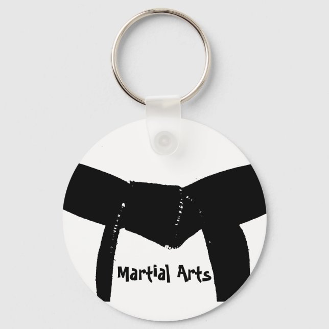 Porte-clés Martial Arts Black Belt Porte - clé (Recto)
