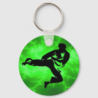 Porte-clés Martial Arts Green Lightning Man