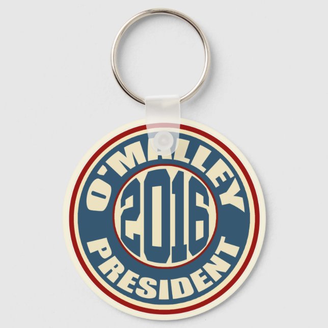 Porte-clés Martin O'Malley Président 2016 (Recto)