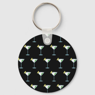 Porte-clés Martini Amateurs Cocktail Verre Bartender Alcool