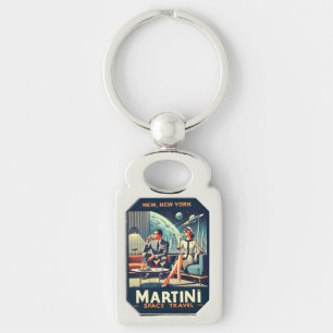 Porte-clés Martini Space Travel Affiches New York