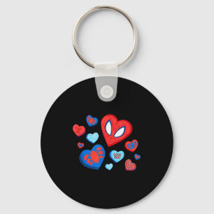 Porte-clés Marvel Spider-man Spidey Cœurs Saint-Valentin