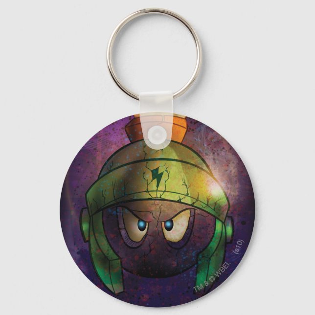 Porte-clés MARVIN LA Bataille MARTIAN™ durcie (Recto)