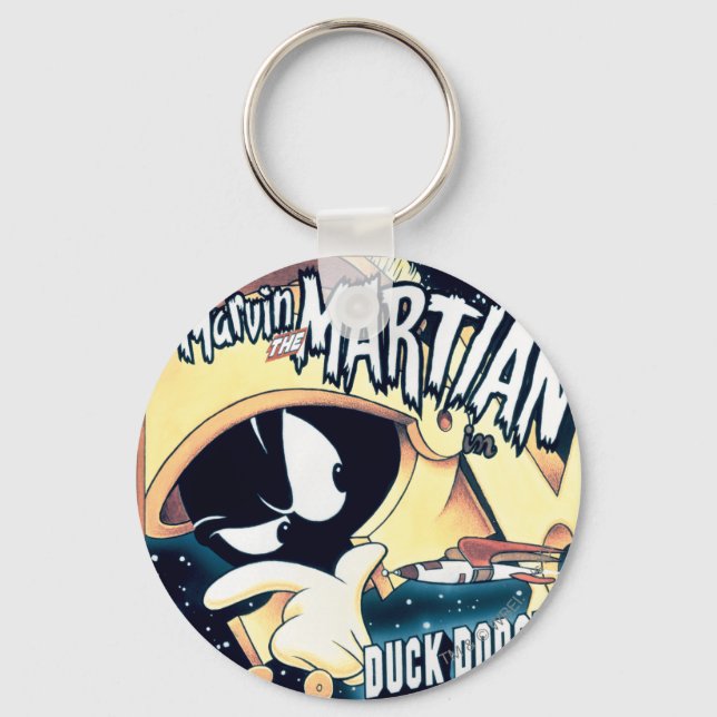 Porte-clés MARVIN THE MARTIAN™, DAFFY DUCK™ et Elmer (Recto)