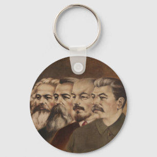 Porte-clés Marx, Engels, Lénine, et Stalin